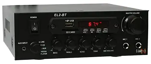 Stereo Receiver E-Lektron EL-2BT HiFi Verstärker mit Bluetooth