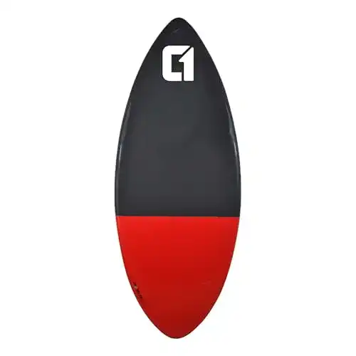 Skimboard Circle One EPS Epoxy Fiberglas 132 cm in Rot