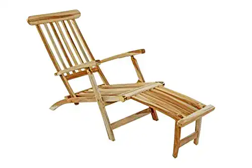 Deckchair SAM Gartenliege Puccon mit 5-fach verstellbarer Liegeposition