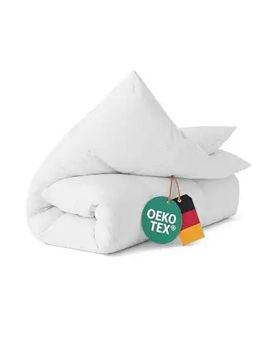 VitaloBett Winter Daunendecke 155×220 cm mit 1360g Daunen