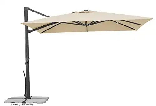 Schneider Ampelschirm Rhodos Smart 300 x 300 cm mit Aluminiumgestell