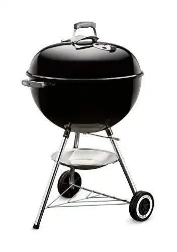 Kugelgrill 57 cm Weber Classic Kettle Holzkohlegrill schwarz