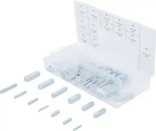 Passfedern BGS 8141 Sortiment mit 60 Teilen