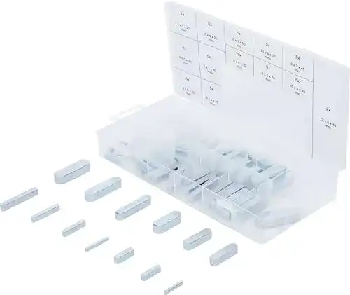 Passfedern BGS 8141 Sortiment mit 60 Teilen