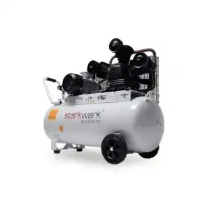 Starkwerk Kompressor 400V Druckluftkompressor mit 100L Kessel und 4 PS