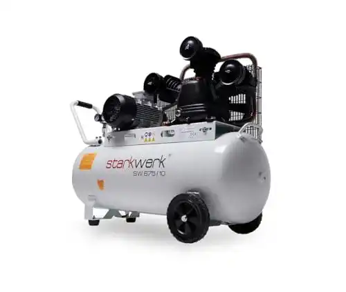 Starkwerk Kompressor 400V Druckluftkompressor mit 100L Kessel und 4 PS