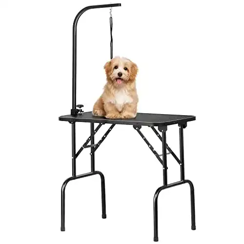 Yaheetech Trimmtisch für Hunde – Höhenverstellbar und Klappbar