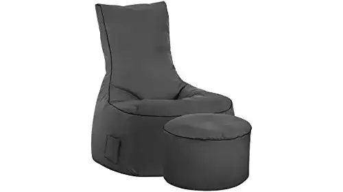 Gaming Sitzsack und Hocker Set von Sitting Point