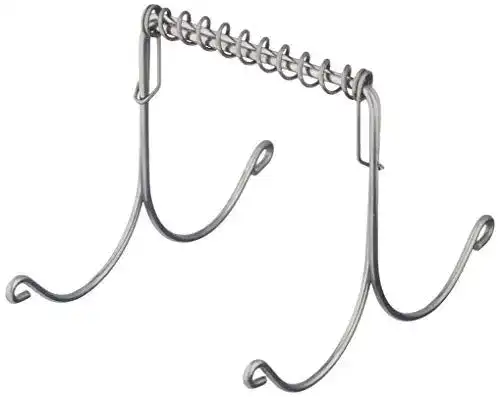 Rouladenklammern Metaltex 4er Set aus Edelstahl, silber