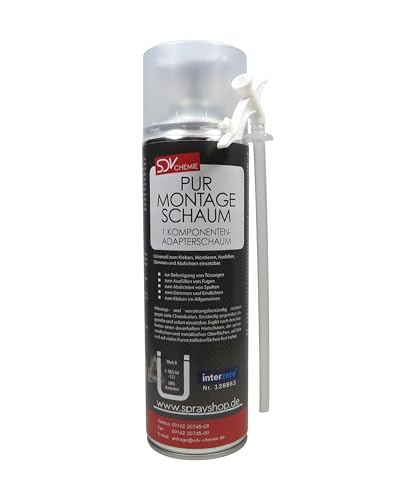 Bauschaum SDV Chemie Montageschaum B2 500ml für Montage und Dämmung