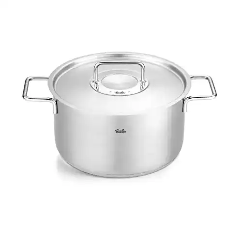 Fissler Pure Collection Edelstahl-Kochtopf 24 cm mit Deckel