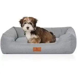 Hundebett Knuffelwuff Emma aus Velours für Hunde in verschiedenen Größen