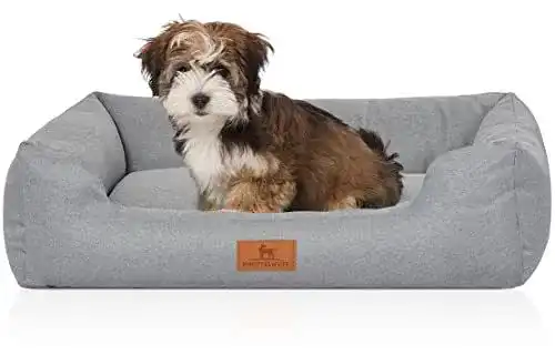 Hundebett Knuffelwuff Emma aus Velours für Hunde in verschiedenen Größen