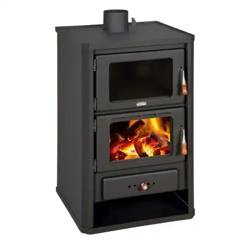 Oranier Kaminofen Prity mit Backofen 14 kW, Holzofen für Zuhause