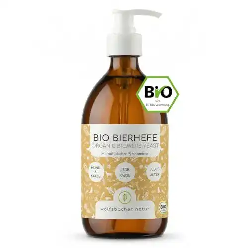 Vitamine für Katzen und Hunde: Wolfsbacher Bio-Bierhefe 500 ml
