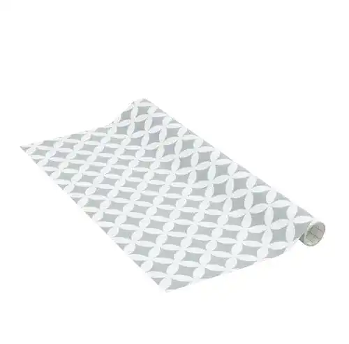 Möbelfolie Venilia Klebefolie Monica Grey im Retromuster