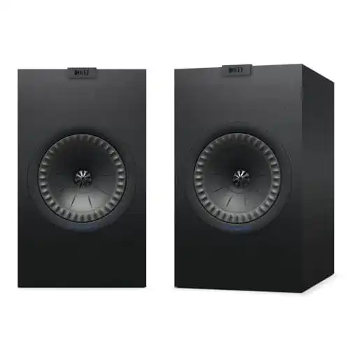 Regallautsprecher Kef Q350 in Schwarz HiFi Lautsprecher Paar