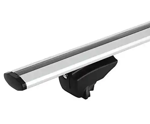 Menabo Aluminium-Dachträger für aufliegende Reling mit 90 kg Tragkraft