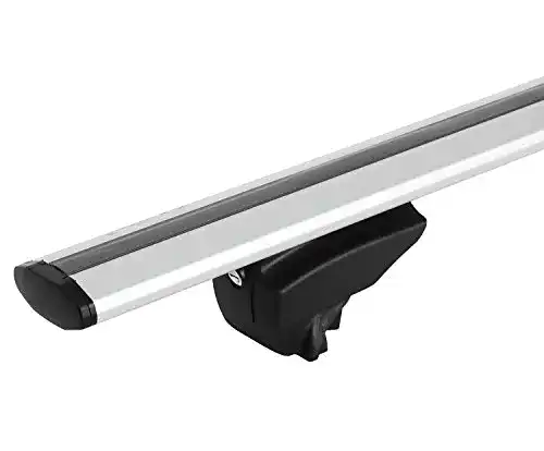 Menabo Aluminium-Dachträger für aufliegende Reling mit 90 kg Tragkraft