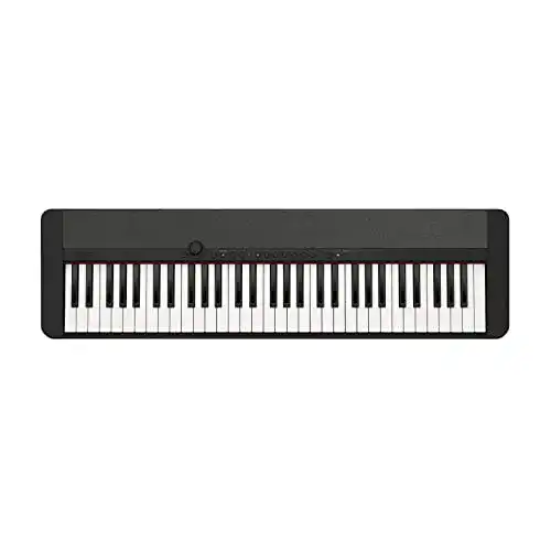 Casio Piano-Keyboard CT-S1BK in schwarz mit 61 Tasten