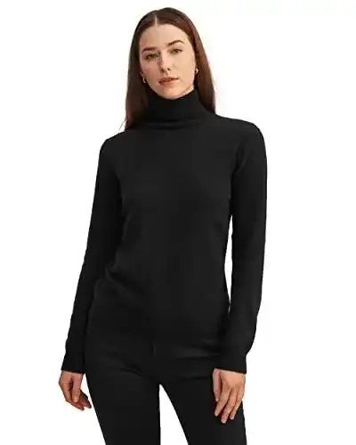 Kaschmirpullover Damen von Lilysilk mit Rollkragen aus 100% Kaschmir