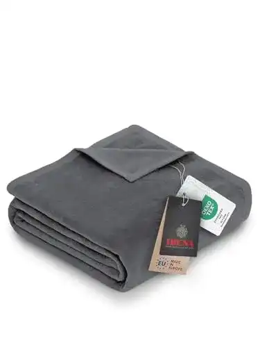 Wolldecke Ibena Porto 150×200 cm aus Baumwollmix