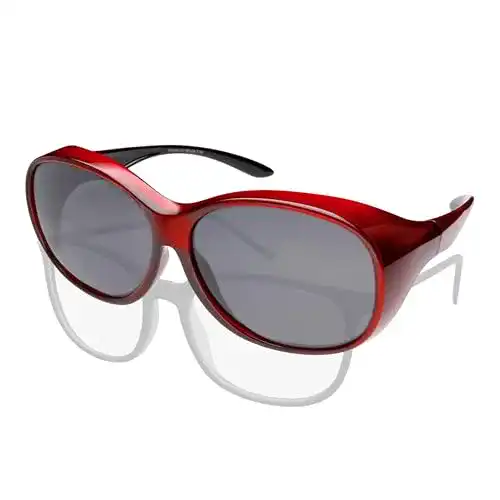 Fahrradbrille für Brillenträger ActiveSol Überzieh-Sonnenbrille