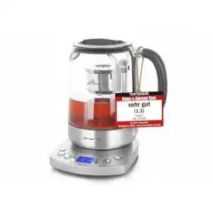 Teekocher Emerio WK-122248 Glas Wasserkocher mit Temperaturwahl und Absenkautomatik