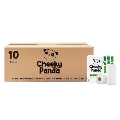 Bambus Küchenrolle The Cheeky Panda – Großpackung mit 1000 Blatt