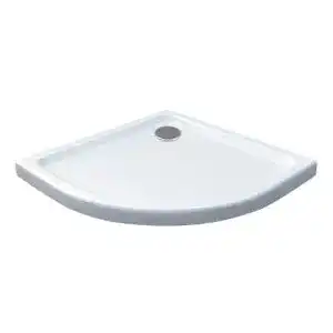 Duschwanne Glasdeals Viertelkreis Duschtasse 90 x 90 cm