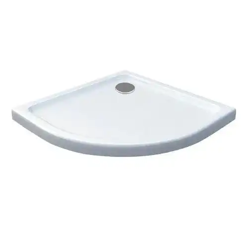 Duschwanne Glasdeals Viertelkreis Duschtasse 90 x 90 cm