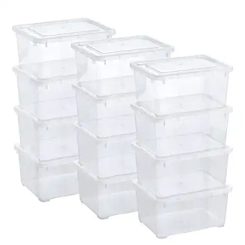 Stapelboxen Grizzly Kleine Aufbewahrungsbox mit Deckel 1,7 L