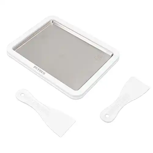 Eisplatte Zerodis Eiscreme-Rollenmaschine mit 2 Pfannenwendern