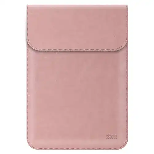 Tecool MacBook Tasche für 13-13,3 Zoll Laptops aus Leder