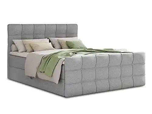 Boxspringbett 160×200 Best Lux mit Fußteil und Bettkästen