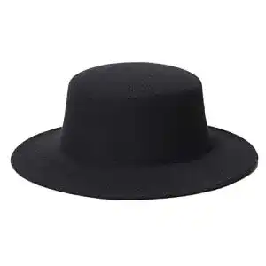 Pork-Pie-Hut ericotry Klassischer Unisex-Fedora-Hut aus Wollmischgewebe
