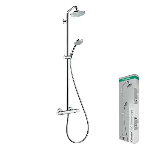 Unterputz-Duschsystem Hansgrohe Croma mit Thermostat und Regendusche