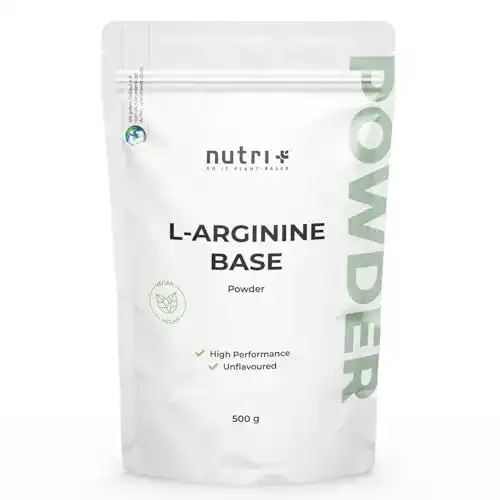 L-Arginin Pulver Nutri + L-Arginin Base 500 g – hochdosiert