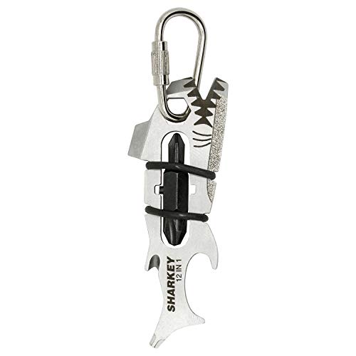 Multitool-Schlüsselanhänger True Utility Sharkey – 12 Funktionen in einem Tool