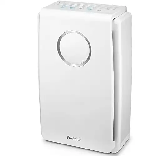 Pro Breeze HEPA Luftreiniger für Räume bis 30 qm, Viren und Allergene entfernen