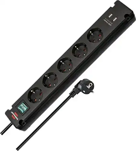Steckdosenleiste mit USB von Brennenstuhl Bremounta