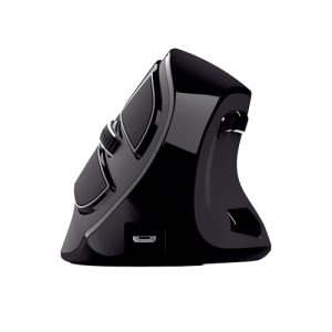 Ergonomische kabellose Maus Trust Voxx mit vertikalem Design und 9 Tasten