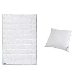 Böhmerwald Komfort Dauneneinziehdecke 135 x 200 cm mit Kopfkissen