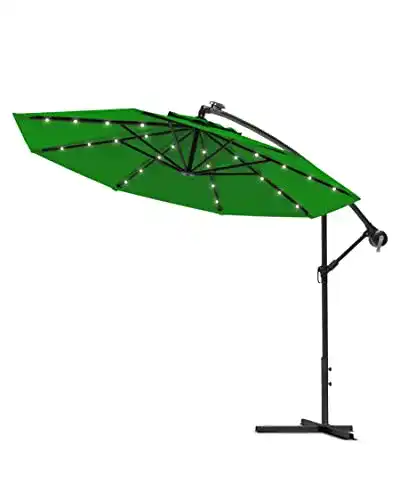 Ampelschirm Swing und Harmonie Sonnenschirm mit LED-Beleuchtung