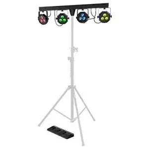 Lichtanlage Showlite LB-427 LED RGB mit vier PAR-Spots