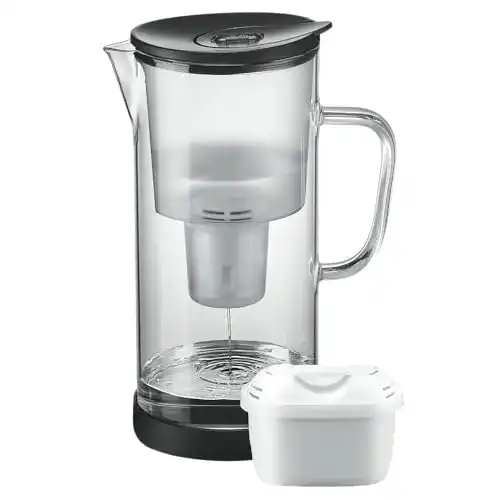 Wasserkaraffe mit Wasserfilter von SILBERTHAL – 2,7 Liter