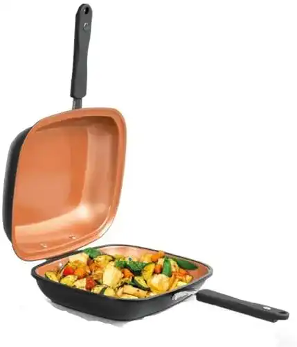 Wendepfanne Livington Black Doubletta für vielseitiges Kochen und Braten