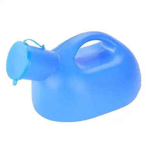 Urinflasche OKBY Urinal 2000ml Tragbare Outdoor-Urinalflasche mit Deckel