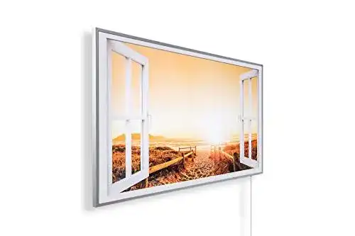 Infrarotheizung 1000 Watt von Könighaus mit Motiv und Smart Thermostat