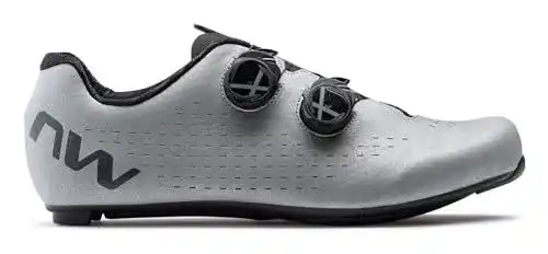 Northwave Revolution 3 Radschuhe für Rennräder in Silber Größe 47
